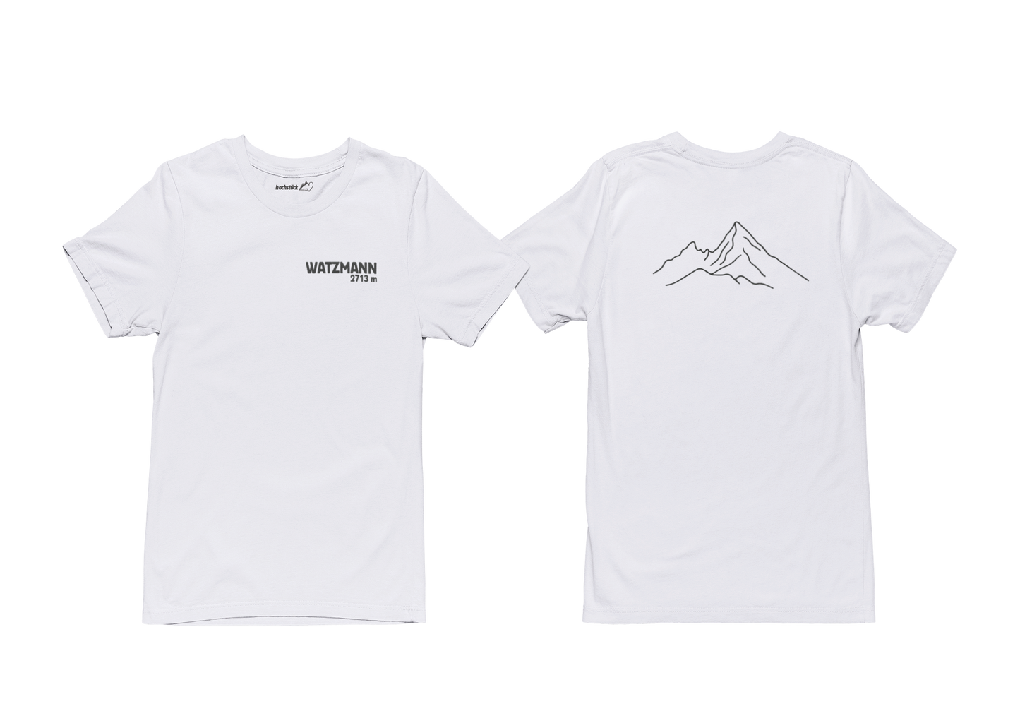 Watzmann Shirt mit Backprint