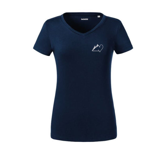 Bergherz Frauen Shirt mit V Ausschnitt